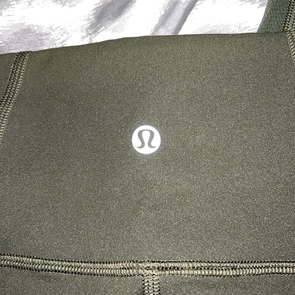 Lulu Lemon Olive Green Leggings